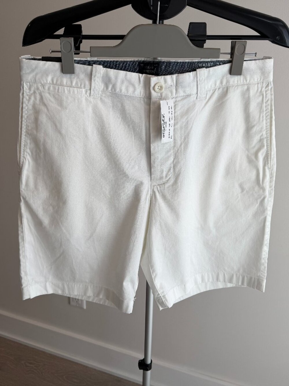 NWT - J. Crew White Chino Shorts
